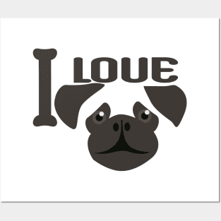 I LOVE DOGS, MAN'S BEST FRIEND Posters and Art